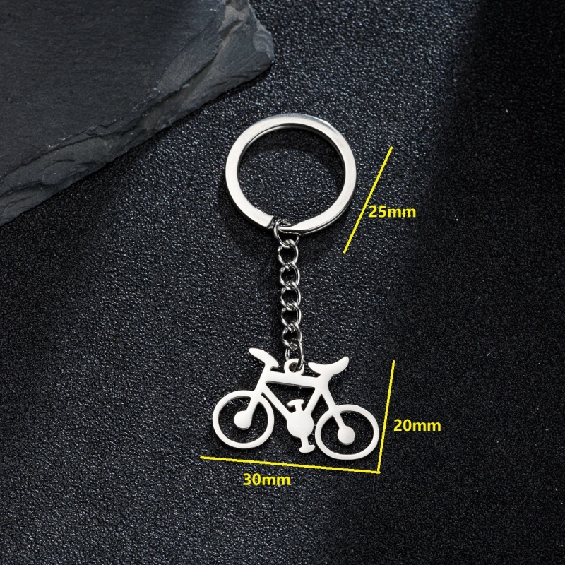 Llavero Metalico en forma de Bicicleta 20 x 30 mm