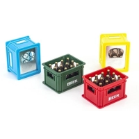 Destapador en forma de Caja de Cervezas, ABS + Metal, 5.9 x 4.6 x 3.7 cmt