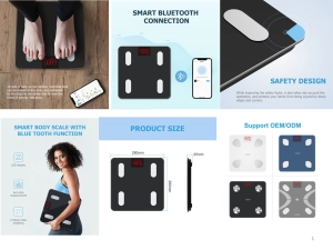Bluetooth body fat scale is coming for personal healthcare management,