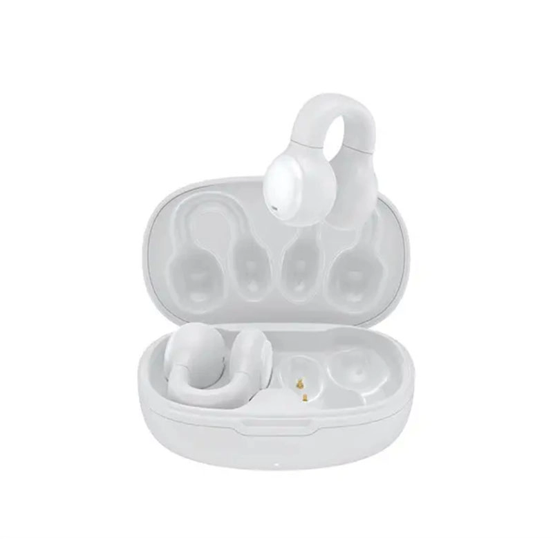 Audifonos Airbud Earcuff, version 5.3, en ABS, 42 x 65 x 32 mm, en estuche