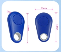 GPS Tracker, plastico, llavero, 52 x 31 x 11 mm, en caja