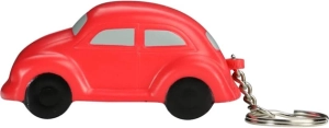 Llavero Antistress,  elaborado en PU, en forma de Carro VW