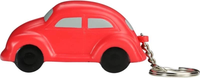 Llavero Antistress,  elaborado en PU, en forma de Carro VW