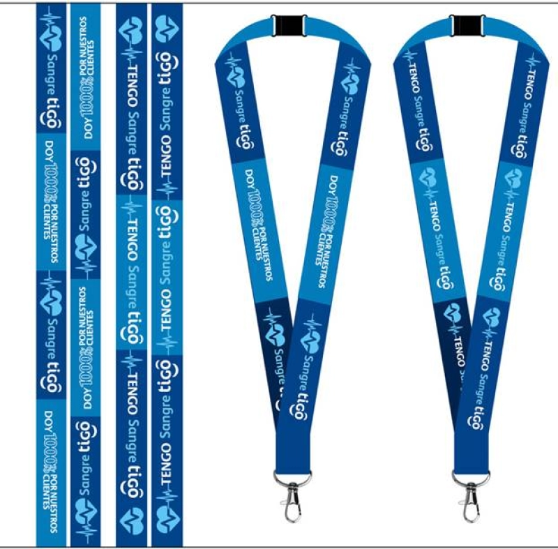 Cinta Lanyard Porta Carnet de 20 mm de ancho