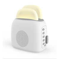 Parlante BT, con White Noise, y Luz Nocturna, en ABS, 10.3 x 9.6 x 6.3 cmts