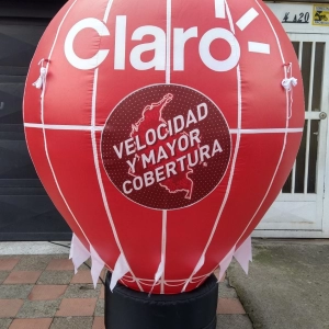 Dummy Inflable Estatico Globo Claro