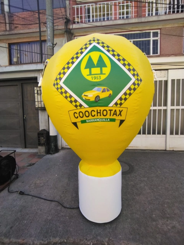 Dummy Inflable Estatico diseño Globo