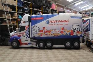 Dummy Inflable Estatico diseño Camion