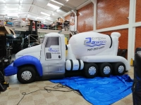 Dummy Inflable Estatico diseño Camion Mezclador