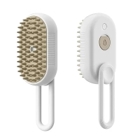 Cepillo para Mascotas, con vapor y salida de agua, carga USB, 12x6.5x4.5 cm