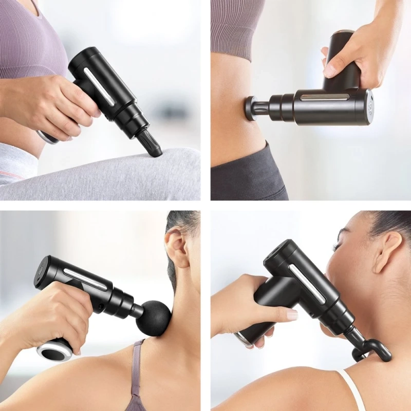 Masajeador Muscular tipo Pistola con multiples velocidades