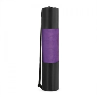 Tapete para Yoga en TPE, de dos tonos, 183 x 61 x 0.6 cmts