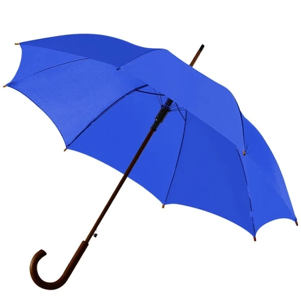 Paraguas Madera Automático de 27”,  mango curvo.