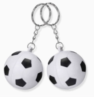 Llavero Balon de Futbol Antitress, en PU, de 4 cmts de diametro