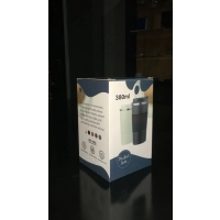 Mug Manila, 400 ml, en acero inox doble capa, grip en silicona, 14.5 x 7 cm