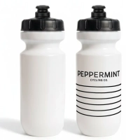 Botella profesional de Ciclismo 600 ml exprimible, tapa doble succion