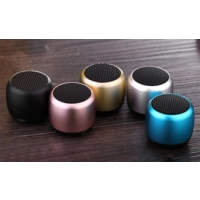 Parlante Bluetooth 3.0 Mini, metalico, 37 x 43 mm, peso 50 gramos