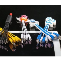 Cable Multiconector x 3 en PVC 2D en diseño personalizado que se solicite