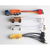 Multiconector x 3 en PVC en 3D en diseño personalizado de Camion