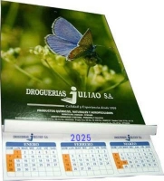 Calendario de Pared, 18.7 x 7.5 cmts