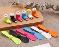Ventiladores para Celular con conector tipo C en silicona, 8.5 x 3.5 cmts