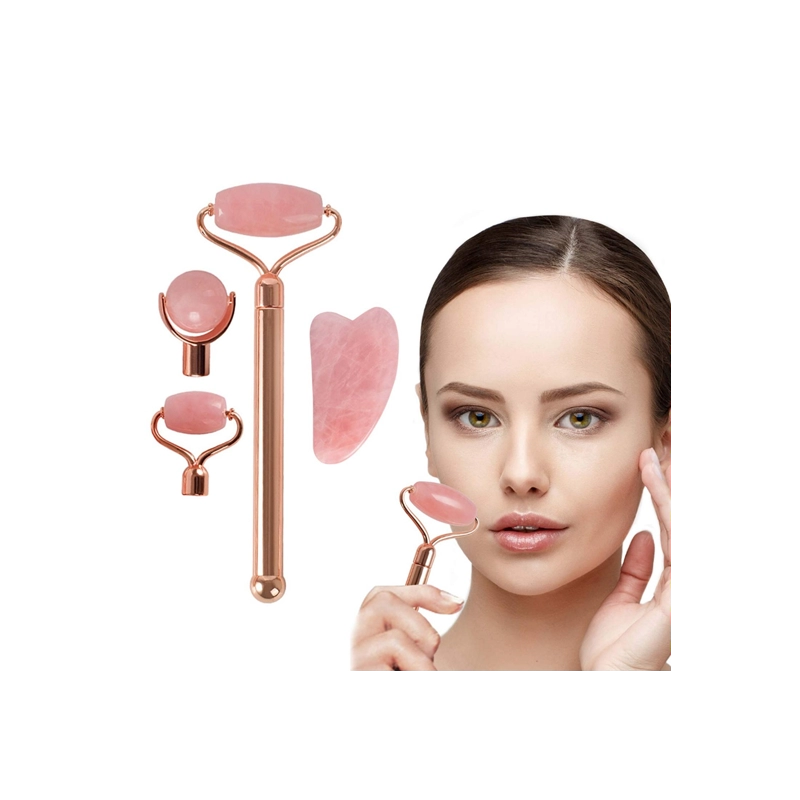 Masajeador y Roller Facial en Jade