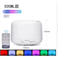 Difusor de Aromas para Aromaterapia, 500 ml, con luz LED, 12.5 x 16.8 cmts