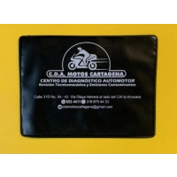Portadocumentos Sencillo de 1 bolsillo para Soat del Carro, tamaño 11 x 8.5 cmts