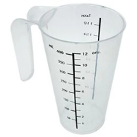 Jarro Mug de 14 onzas, 414 ml, 13.2 x 8.5 cmts (inferior 5.6 cmts), en PP