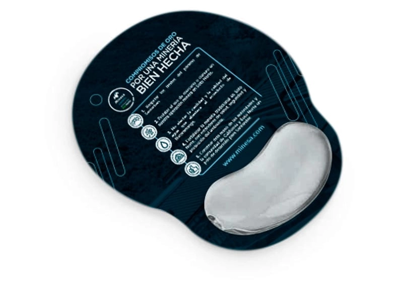 Mouse Pad Ergonómico con Apoya Muñecas en Gel, 24 x 20 cmts