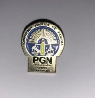 Pin Metalico diseño especial en bajo relieve y con relleno de color
