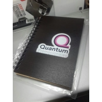 Cuaderno Argollado Pasta Dura, tamaño 25 x 17.5 cmts