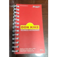 Cuaderno Argollado Pasta Dura, tamaño 25 x 17.5 cmts