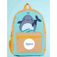 Morral Infantil Chipre, en lona, sublimado, con varios bolsillos, 35x30x12 cm