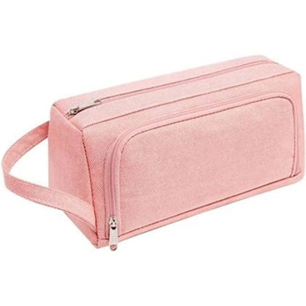 Cosmetiquera Mystique, en poliester, de 25 x 15 x 10 cmts, con doble bolsillo