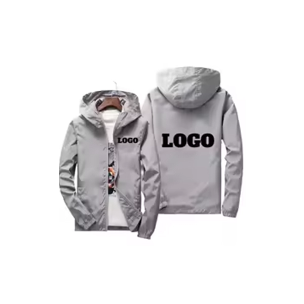 Chaqueta Chicago, con capucha, en poliester antifluido, con forro interno