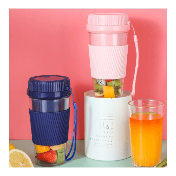 Exprimidor de Citricos con 4 cuchillas, 300 ml, recargable USB