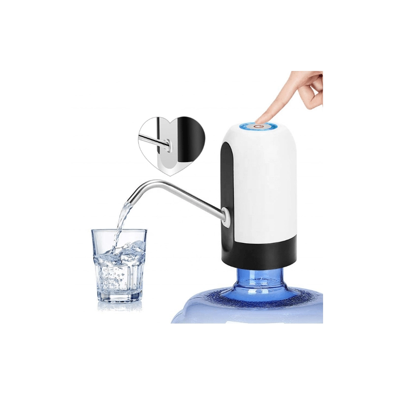 Dispensador de Agua Automatico, sin filtro, recargable con USB