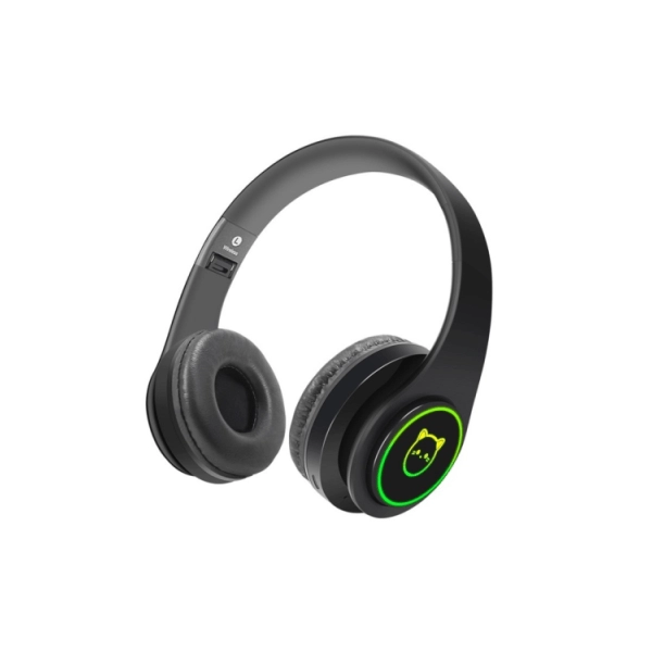 Audifonos Bluetooth, version 5.3, logo en LED