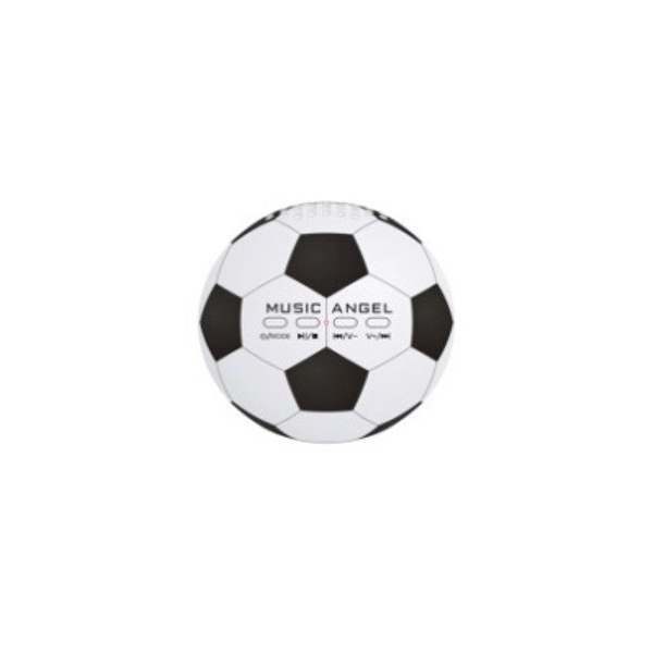 Parlante Bluetooth en ABS en forma de balon de Futbol modelo 1, 7.5 x 5.5 cmts