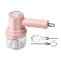 2 en 1, Picador Electronico de Ajo y Batidor de Huevos, 250 ml, USB recargable