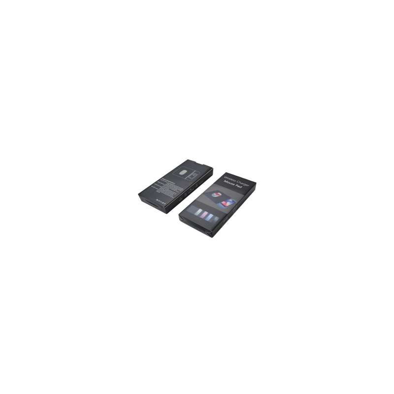 Mouse Pad Plegable, con Cargador Inalámbrico en PU + tela + Rubber, 10W