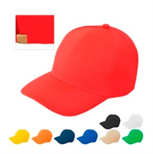 Gorra Tanzania, en tela drill con boton forrado y 3 costuras en la visera