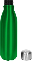 Botella de 550 ml de aluminio, con tapa rosca de acero, 6 x 22.5 cmts