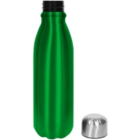 Botella de 550 ml de aluminio, con tapa rosca de acero, 6 x 22.5 cmts