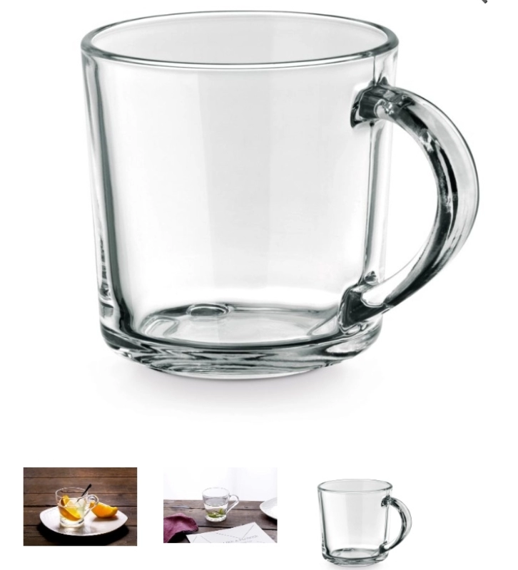 Mug en vidrio, de 200 ml