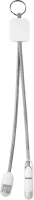 Cable Cargador para Celular x 2, con llavero, tamaño 26.5 cmts