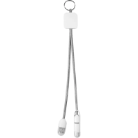 Cable Cargador para Celular x 2, con llavero, tamaño 26.5 cmts