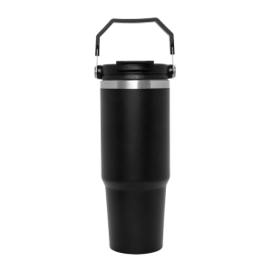 Mug Termico 880 ml, doble pared, sellado al vacio con pitillo,  10.5 x 24 cm