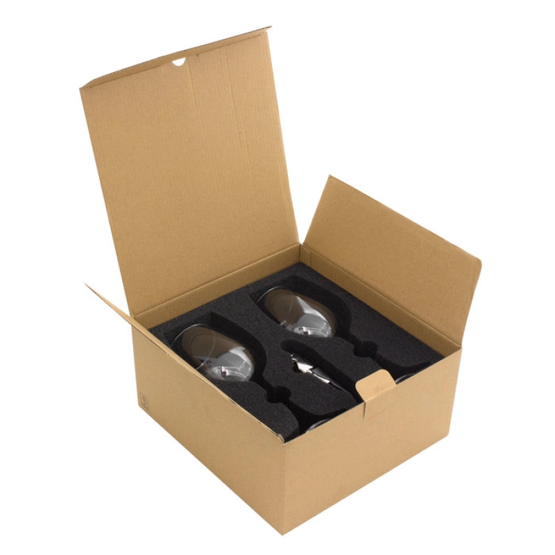 Set de 2 Copas de Vino y Sacacorchos, en caja de regalo 7.4x 20 cmts